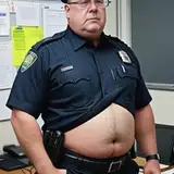Chubby, Husky, Stocky, Older Policemen Fantasy AI Art from patreon